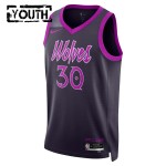 Maillot NBA Minnesota Timberwolves Julius Randle Nike 2025-26 City Edition Noir Swingman - Enfant